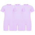 Children Boys Girls 3Pcs Set Autism Special Needs Adaptive Clothing Short Sleeve Back Zipper Anti-strip Solid Color Bodysuit