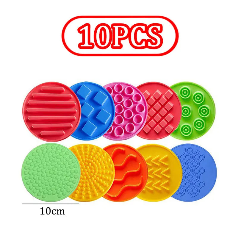 Montessori Shape Texture Sensory Toys Sensory Integration Training Parish Teaching Aids Sensory Play Tactile Anxiety Relief Toys