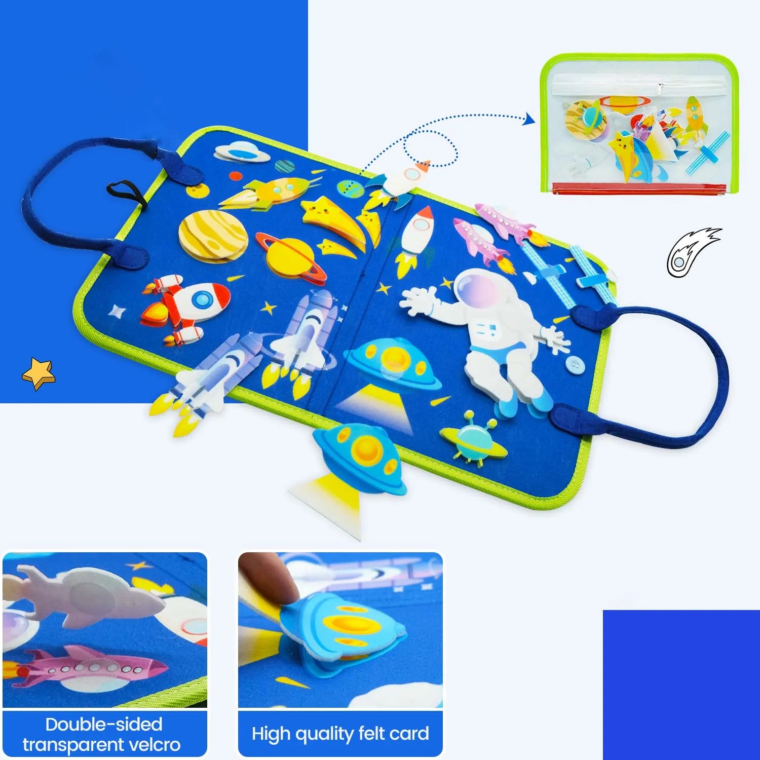 Busy Board Montessori Toys for Toddler Busy Book Sensory Preshool Early Education Learning Fine Motor Skills Toys For Children