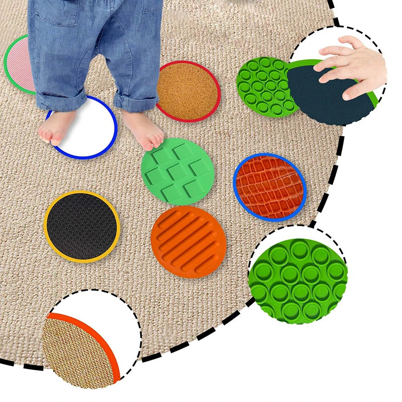 Montessori Shape Texture Sensory Toys Sensory Integration Training Parish Teaching Aids Sensory Play Tactile Anxiety Relief Toys