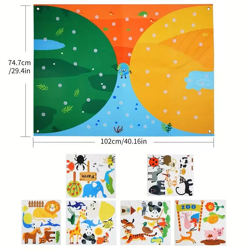 My First Daily Calendar Circle Time Preschool Classroom Learning Toys Daily Routine Chart for Kids with Autism Learning Material