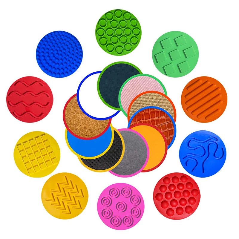 Montessori Shape Texture Sensory Toys Sensory Integration Training Parish Teaching Aids Sensory Play Tactile Anxiety Relief Toys