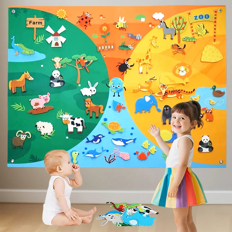 My First Daily Calendar Circle Time Preschool Classroom Learning Toys Daily Routine Chart for Kids with Autism Learning Material