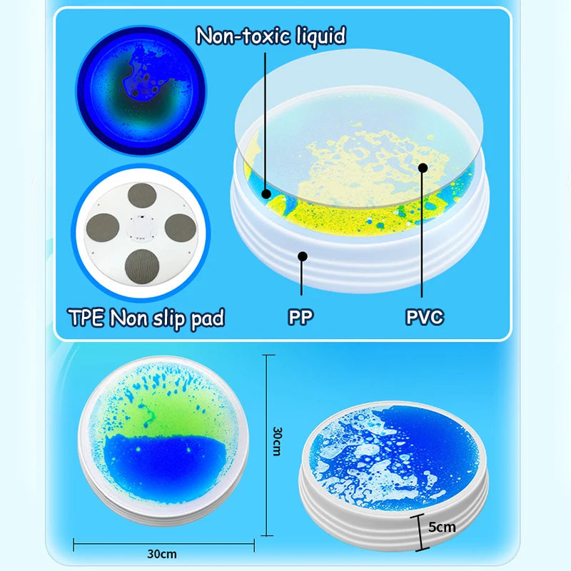 Montessori Rainbow Floor Mat LED Lighting Balance Stone Sensory Integration Training Toys Children Water Mat Jumping Sports Game