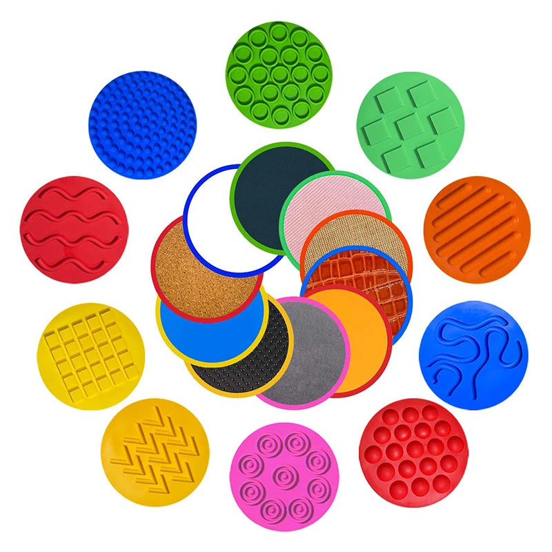 Montessori Shape Texture Sensory Toys Sensory Integration Training Parish Teaching Aids Sensory Play Tactile Anxiety Relief Toys