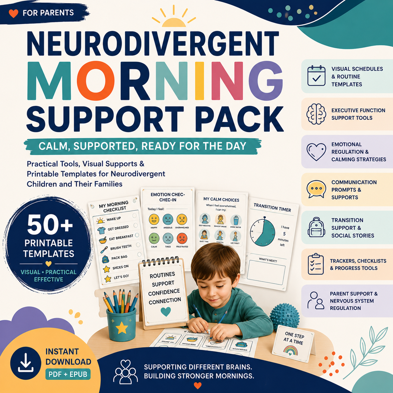Neurodivergent, Parenting, Sensory Support, Executive Function, Morning Routines